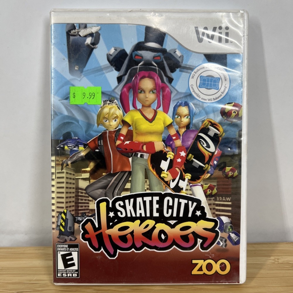 Skate City Heroes Nintendo Wii Complete Tested And Works